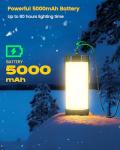 Lanterne de Camping Rechargeable avec 80 heures d'autonomie