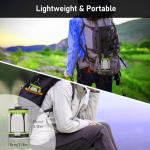 Lanterne de Camping Rechargeable Super Claire avec 7 Modes