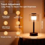 Lamp de Table Tactile Rechargeable 3-Way Dimmable