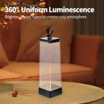 Lampe de table sans fil rechargeable et tactile