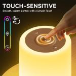 Lampe de nuit portable pour enfants, 11 couleurs