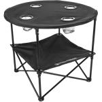 Wakeman 2-Tier Folding Table with Cupholders