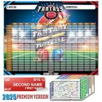 Fantasy Football Draft Board Kit - Extra Large Set