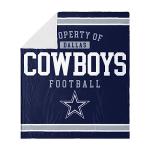 Dallas Cowboys Sherpa Fleece Blanket - Team Spirit
