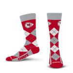 Kansas City Chiefs Argyle Dress Socks - Premium