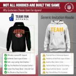 San Francisco 49ers Black Hoodie for Adults