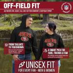 San Francisco 49ers Black Hoodie for Adults