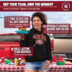 San Francisco 49ers Black Hoodie for Adults