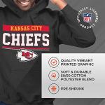 Kansas City Chiefs Charcoal Hooded Sweatshirt