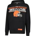 Men's Ultra Game Black Fleece Hoodie with Zipper Pockets