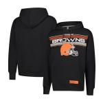 Men's Ultra Game Black Fleece Hoodie with Zipper Pockets