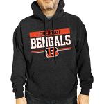 Cincinnati Bengals Charcoal Hooded Sweatshirt - X-Large