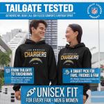 Los Angeles Chargers Diagonal Fade Hoodie - XL
