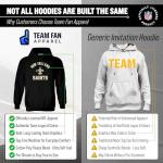 New Orleans Saints Gameday Hooded Sweatshirt - Black