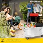 Permasteel 80-Qt Rolling Cooler for Game Day