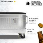 Permasteel 80-Qt Rolling Cooler for Game Day