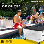 Permasteel 80-Qt Rolling Cooler for Game Day