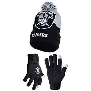 Team Color End Zone Hat and Gloves Set