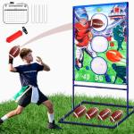 Football Toss Game with 4 Inflatable Balls