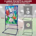 Football Toss Game with 4 Inflatable Balls