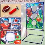 Football Toss Game with 4 Inflatable Balls