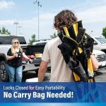 Pittsburgh Steelers Kijaro Folding Sports Chair