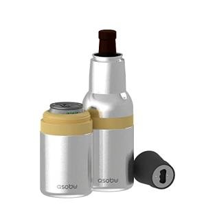 Asobu Frosty Beer 2.0 Insulated Cooler - Star Silver