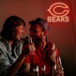 Neon Football Sign for Game Day Decor