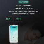 HEYAXA Mini Rechargeable Air Purifier with Low Noise
