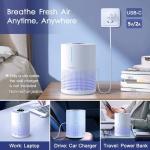 MOOKA H13 HEPA Portable Air Purifier for Home