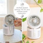 Crane 2-in-1 Air Purifier and Desk Fan