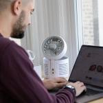 Crane 2-in-1 Air Purifier and Desk Fan