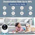 Ozone Odor Eliminator Air Purifier for Home