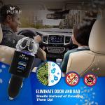 Car Air Purifier Ionizer with Dual USB Charger