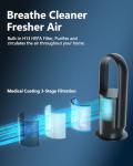 ULTTY Bladeless Tower Fan and Air Purifier