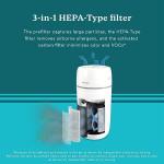 Homedics 5-in-1 Tower Air Purifier with HEPA