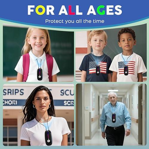 Timeage Portable Wearable Air Purifier Necklace