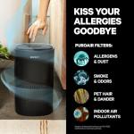 PuroAir 240 HEPA Air Purifier for Large Rooms