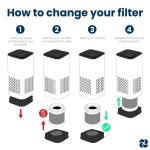 KIKI PURE A1 Mini USB-C HEPA Air Purifier
