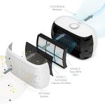PureZone Breeze 2-in-1 Air Purifier with HEPA Filter