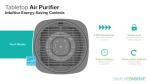 Energy Star Tabletop HEPA Air Purifier, White