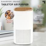Sharper Image Tabletop Air Purifier with HEPA Filters