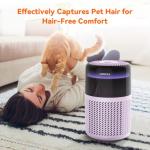 AIRROMI 360° HEPA Air Purifier for Bedrooms