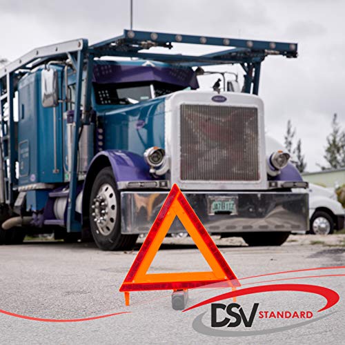 DSV Safety Triangles 3-Pack with Carrying Case
