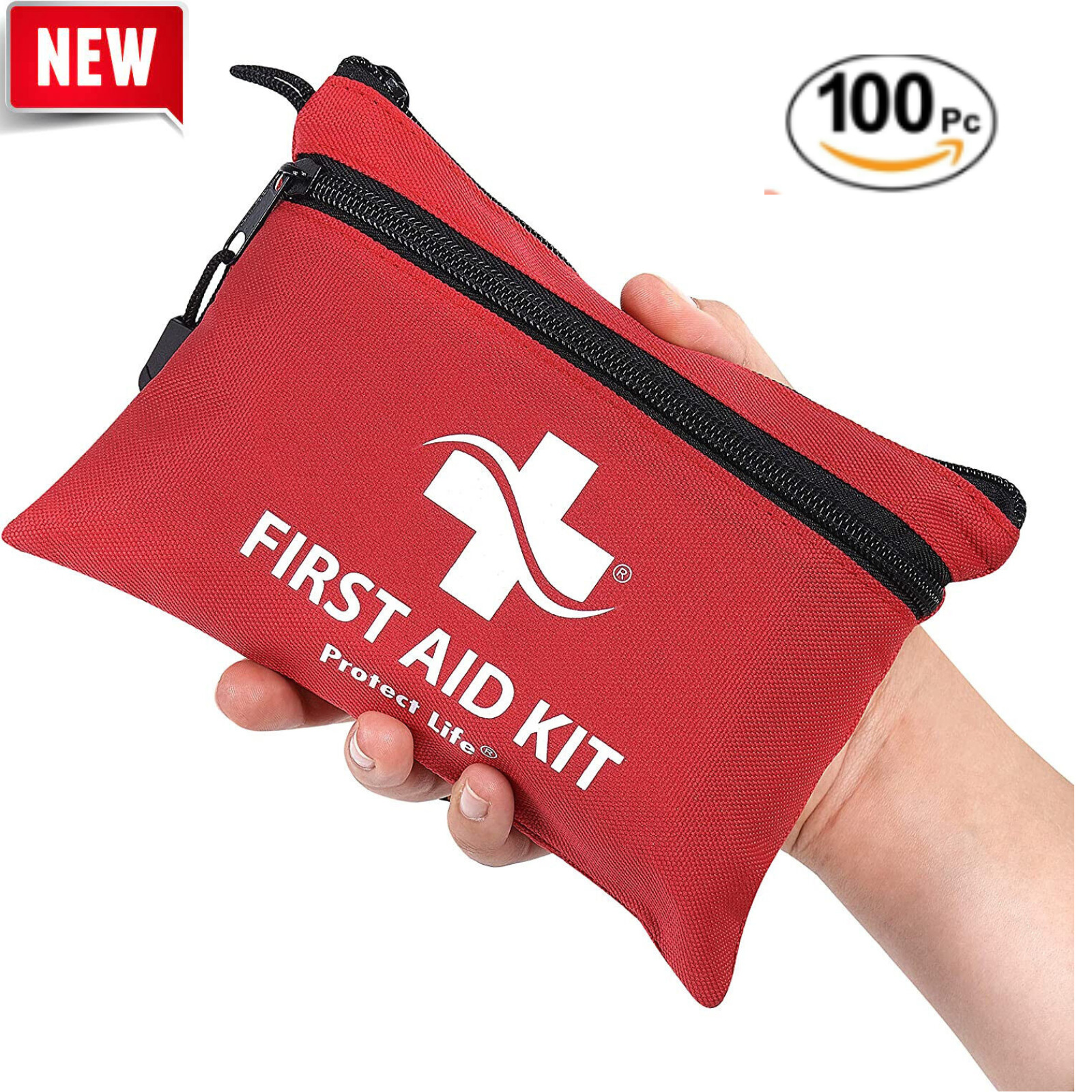 100-Piece Compact First Aid Kit for Travel
