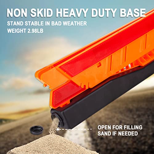 Reflective Road Safety Triangle Kit - 3 Pack