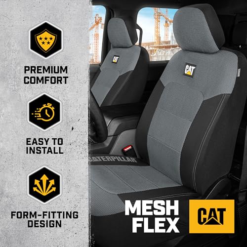 Cat MeshFlex Gray Seat Covers for Cars & Trucks