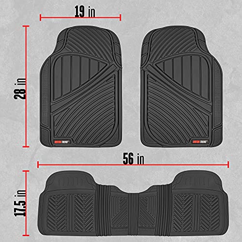 Heavy-Duty All-Weather Rubber Car Floor Mats