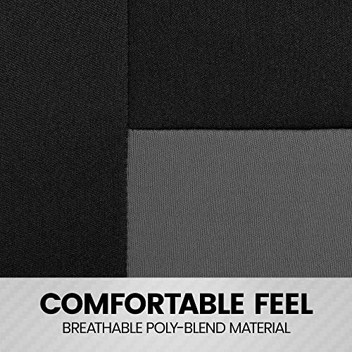 BDK Gray and Black PolyPro Seat Covers Set