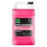 3D Pink Car Wash Soap - pH Balanced 1 Gallon